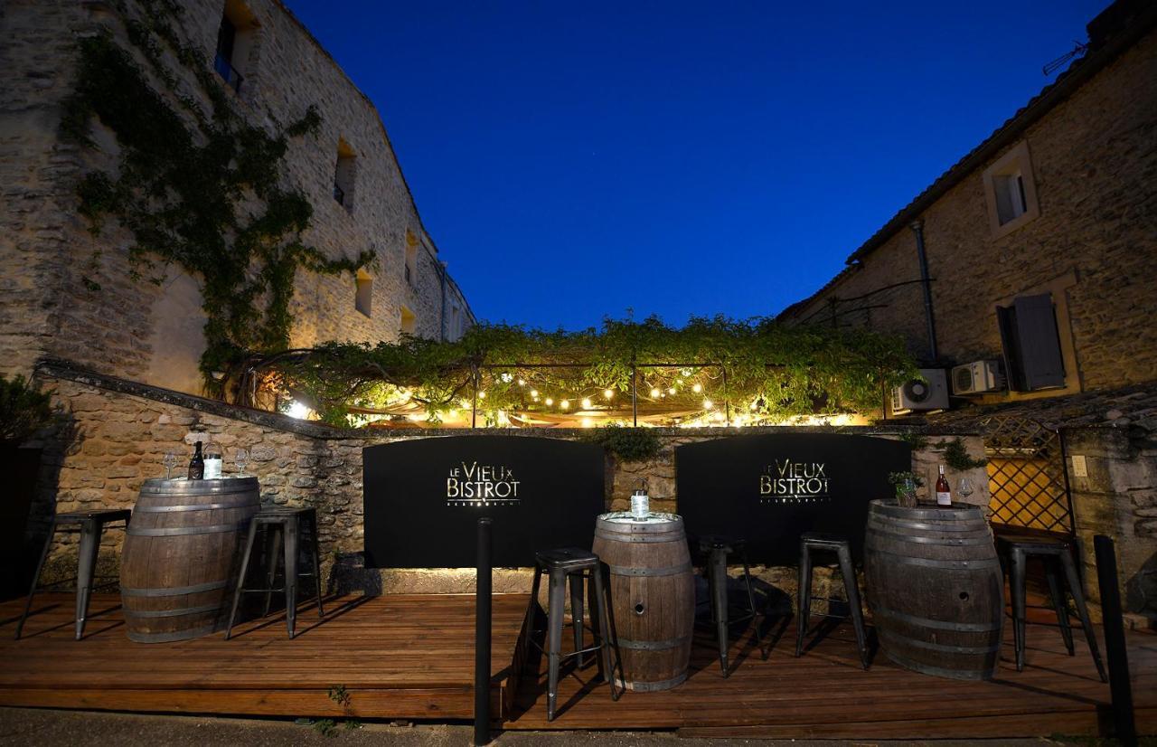Les Chambres Du Vieux Bistrot Cabrieres-d'Avignon Exterior photo